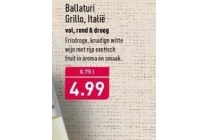 ballaturi grillo wijn nu eur4 99 per fles