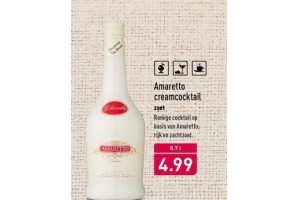 amaretto creamcocktail nu eur4 99 per fles
