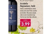arcobello negroamaro wijn nu eur3 99 per stuk