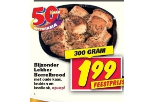 bijzonder lekker borrelbrood