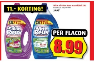 witte of color reus wasmiddel xxl nu eur8 99 per flacon