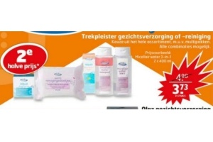 trekpleister gezichtsverzorging of reiniging
