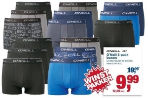 o neill 3 pack boxers