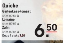 quiche geitenkaas tomaat