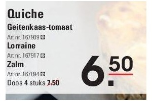 quiche geitenkaas tomaat
