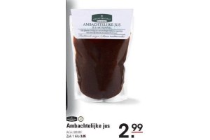 ambachtelijke jus