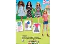 barbie met kleding en schoenen