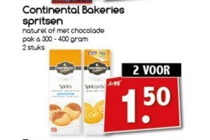 continental bakeries spritsen