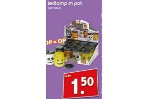 ledlamp in pot