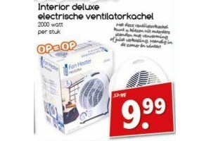 interior deluxe electrische ventilatiekachel