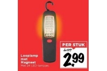 looplamp met magneet