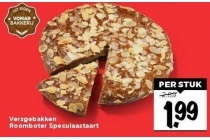 versgebakken roomboter speculaastaart