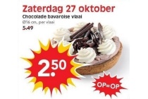 chocolade bavaroise vlaai