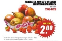 aardbeien mango s en sweet sensation handperen