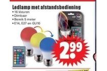 ledlamp met afstandsbediening