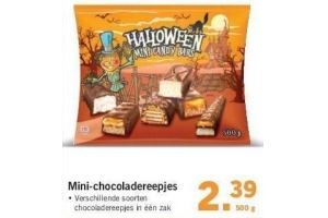 mini chocoladereepjes