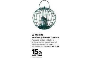 cj wildlife voedersysteem london