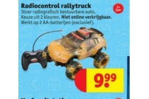 radiocontrol rallytruck