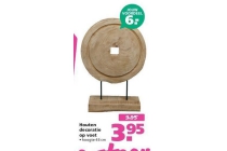 houten decoratie op voet