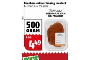 beenham culinair honing mosterd