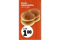 bruine bakkersbollen