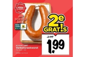 varkensrookworst