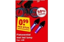 fietsventiel met led lamp