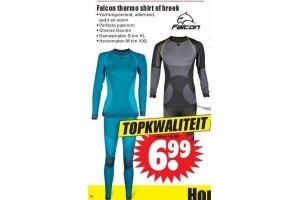 falcont thermo shirt of broek