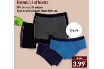 herenslips of boxers