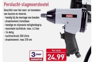 perslucht slagmoersleutel