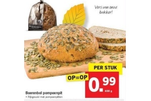 boerenbol pompoenpit