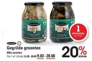 gegrilde groenten