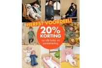 20 korting op alle baby en positiekleding