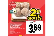 ham kaasrondo s of gepaneerde gehaktballen