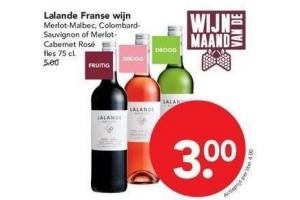 lalande franse wijn