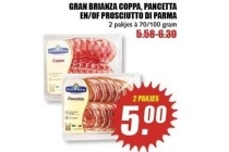 gran brianza coppa pancetta en of prosciutto di parma