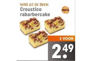 croustico rabarbercake