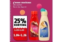 g woon snacksaus