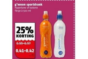 g woon sportdrank