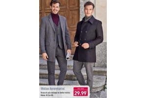 Wollen herenmantel voor €29,99 Beste.nl Wollen herenmantel aanbieding Week 2018 | Aldi
