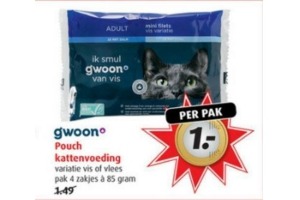 gwoon pouch kattenvoeding