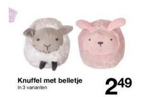 knuffel met belletje