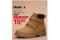 blue box kinder boots