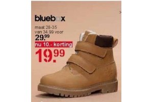 blue box kinder boots