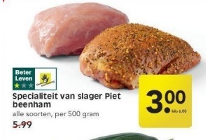 specialiteit van slager piet beenham