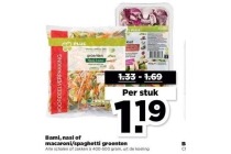 bami nasi of macaroni spaghetti groenten