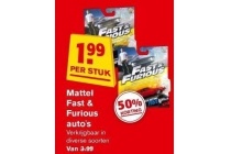 mattel fast en furious auto s