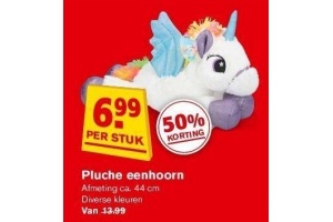 pluche eenhoorn