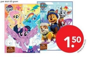 adventskalender minions paw patrol of my little pony