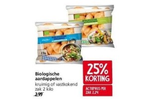 biologische aardappelen